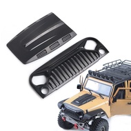 RC Car Air Inlet Grille Front Face Engine Hood para sa 1/10 RC Crawler Axial SCX10 90046 Jeep Wrangl