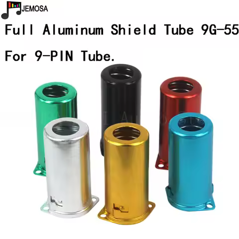 1PC Full Aluminum Tube Socket Shielding Cover For 5687 6N1 5755 12AX7 12AT7 12AU7 9-Pin Electronic T