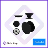 Pop Socket Phone Stand Holder/Pop Socket Plain Black White Phone Holder
