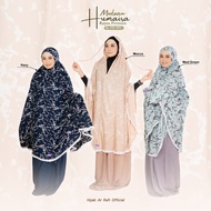 Mukena Dewasa Mukenah Humaira arrafi rayon resleting zipper