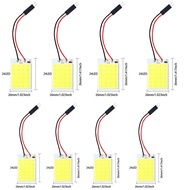 1-8Pcs T10 W5w Cob 18SMD 24SMD 36SMD 48SMD Car Led Clearance License Panel Lamp Auto Interior Readin