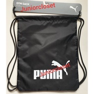 Japan Direct 🆕️ authentic Puma Gym sack ~ drawstring backpack (Black)