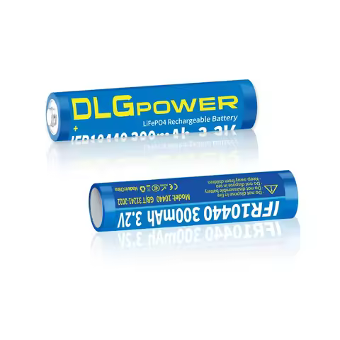 DLGPOWER AAA 300mAh Rechargeable Battery 10440 3.2V LiFePO4 Battery Flashlight Phase Mouse Keyboard 