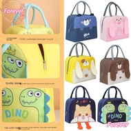 FOREVER Insulated Lunch Box Bags, Thermal  Cloth Cartoon Stereoscopic Lunch Bag,  Lunch Box Accessories Portable Thermal Bag Tote Food Small Cooler Bag