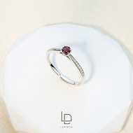 LARINDA Real Silver Ring With Gems 06016
