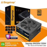 PSU Segotep BN550W 550W 80 Plus Bronze All Flat Black Cable