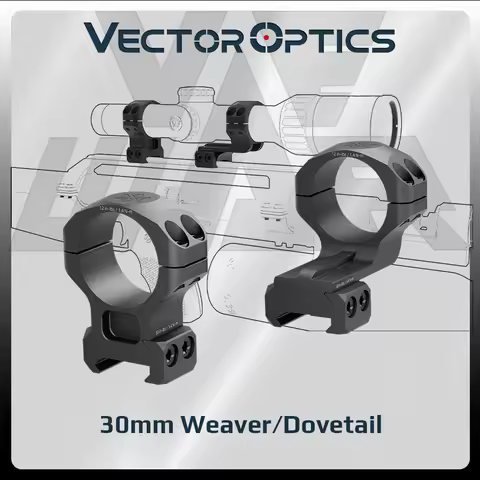 Vector Optics 30Mm Scope Mount Ring 1.25In Cantilever Dovetail/weaver Rings Airsotf Accessories