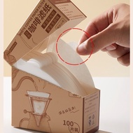 Filter Paper 8ccV60 Filter Paper Filter Paper Filter Filter Cup Hand Brew Coffee Conical#咖啡咖啡滴漏式扇形家用