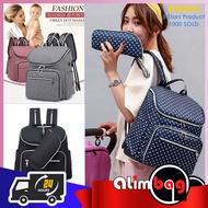 GadTEch Diaper Bag Mommy Baby Bag Backpack Baby Beg Susu Beg Anak USB Charger Slot Large Capacity Ba