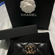 Chanel 19系列黑色卡包