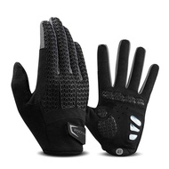 KY/🏅Rockbros（ROCKBROS） Rockbros Cycling Gloves Full Finger Touch Screen Outdoor Sports Bicycle Gloves Long Finger Men's