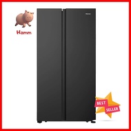 ตู้เย็น SIDE BY SIDE HISENSE RS670N4TBN 19 คิว สีดำSIDE-BY-SIDE REFRIGERATOR HISENSE RS670N4TBN 19CU.FT BLACK **สอบถามเพิ่มเติมได้จ้า**