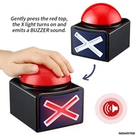 Trivia Competitions with Sound Effects LED Buzzer System for Interactive Multiplayer Quiz Game Set
