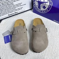 BIRKENSTOCK 灰色Stussy聯名款包頭涼鞋/拖鞋 35-46碼