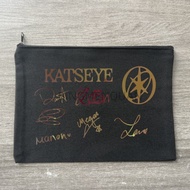 KATSEYE Gnarly Fashion Makeup Bag Travel Storage Bag Canvas Printed Letter Zero Wallet Small Item St