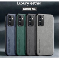 [LEATHER CASE] Samsung A24 4G Case | Sheepskin Texture Case | Samsung GalaxyA24 4G Casing | SamsungA