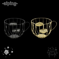 AIPING Coffee Pod Holder, Iron Large Capacity Coffee Capsule Holder,  Hollowed-out Creative Coffee C
