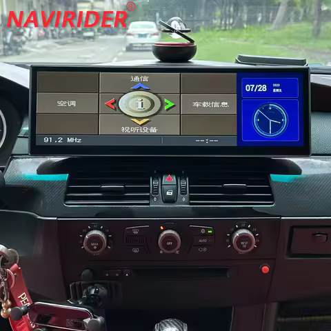 For BMW 3 Series E92 E60 E61 2007-2013 CIC CCC 14.9inch Android 14 Multimedia Player Stereo Carplay 