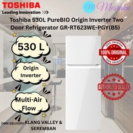 Toshiba 530L PureBIO Origin Inverter Two Door Refrigerator GR-RT623WE-PGY(B5)
