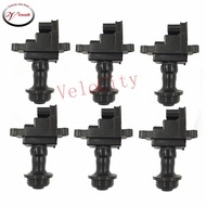 6 X Ignition Coil For 1999-2002 Skyline R34 2.5L 1999-2000 Laurel C35 2.5L Part No# 22448-AA100 2244
