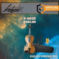 Kadenza V-001D 4/4 Spruce Wood Violin w/HardBag, FB Ebony - ( V001D V 001D )