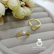 แหวน u0645 รุ่นฟรีไซส์ หนัก 1 สลึง แหวนทองเคลือบแก้ว ทองสวย แหวนทอง แหวนทองชุบ แหวนทองสวย  แหวนหนัก