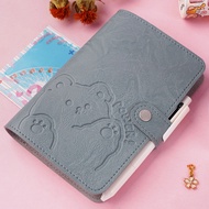 Binder Notebook Soft Leather Notebook Binder Notebook Detachable Buckle Binder Handbook Notebook Lit