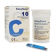EASYSURE CHOLESTEROL TEST STRIP 10S