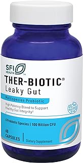 Klaire Labs Ther-Biotic Factor 6 Probiotic - Gut Health Supplement - 100 Billion Potent CFU - 6 Strains - Hypoallergenic Probiotics for Women &amp; Men - Digestive Support - Gluten Free (60 Capsules)