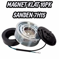 Magnet Magnet Clutch Clat Klat Pulley Pully Puly Puli 10PK 10 PK Compressor Compressor Compressor AC