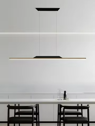 Pendant Lamps Italian Lamp Minimal Modern Lamp Studio One Word Long Lights Restaurant Lamp Bar Resta
