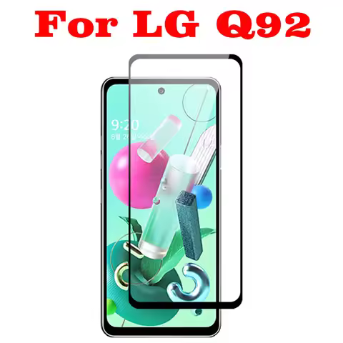 3D Full Glue Full Cover Tempered Glass For LG Q92 Screen Explosion proof Protector For LG Q92 Protec