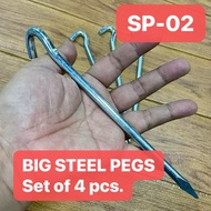 ️ BIG CAMPING STEEL PEGS best for TREKKING / CAMPING ️