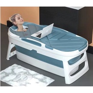 【SG Seller】Large Foldable Bath tub 138 cm Adult Bathtub Soaking Tub HDB Portable Bathtub Children Tub