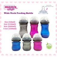 Wide Neck Feeding Bottle / Baby Feeding Bottle 2oz/50ml, 5oz/ 150ml, 9oz/260ml, 11oz/330ml / Botol S
