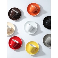 Espresso Cup Saucer Set 80ml European Ceramic espresso espresso Small Exquisite Mini Cup