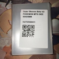 Novice Minerva V2 TCG Outer Sleeve Double 69x94mm Pokemon, MTG ~ Clear