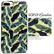 【Sara Garden】客製化 手機殼 蘋果 iiphone7plus iphone8plus i7+ i8+ 手繪 綠葉 保護殼 硬殼