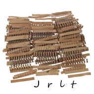 JRLT Resistor Kit, Carbon Film Resistor 1000pcs 100 Values, High-quality 1/2 Watt Resistors Kit Asso