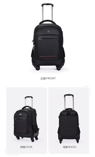 拉桿背包 20吋 喼 行李箱 萬向輪 有轆書包