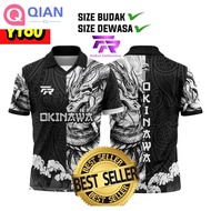 QIANYU Okinawa DRAGON Original Jersey Full Sublimation Premium Quality Unisex RETRO COLLAR JERSEY 20