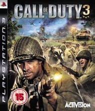 【電玩販賣機】全新未拆 PS3 COD 3 決勝時刻 3 -英文白金版- 二戰 Call of Duty 3