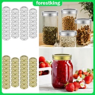 30Pcs Canning Jar Lids With Rings Good Sealing Canning Lids Mason Jar Lids Metal Jar Lids for Mason 