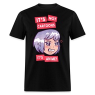 Its Not Cartoons Its Anime Shirt Angry Mad  Manga Lover Gifts Otaku T-Shirt