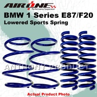 AIRONE BMW 1 Series E87 F20 Lowered Sports Spring Lowering Coil Spring (Blue Colour)
