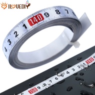 3m Stainless Steel Miter Track Tape Self Adhesive Metric Scale Ruler Rust-Proof Wear-Resistan Ruler 