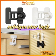 Child Safety Lock Refrigerator Door Lock With 3M Strong Adhesive Refrigerator Lock Door With Key