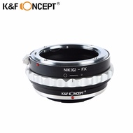 KF CONCEPT Camera Lens Adapter Ring for Nikon G Mount Lens (to) fit for Fujifilm Fuji FX X Pro1 X M1