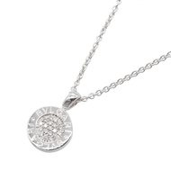 [Pre-owned] Bulgari BVLGARI Diamond Necklace, Neck circumference 40.5cm, K18WG (White Gold), Diamond