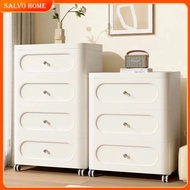 Salvo L46-56cm Drawer Storage Cabinet Transparent Movable Wardrobe Large Capacity High-end Thickened